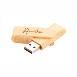 USB Flash Diskem BooTwist 32 GB - vlastní potisk laserem